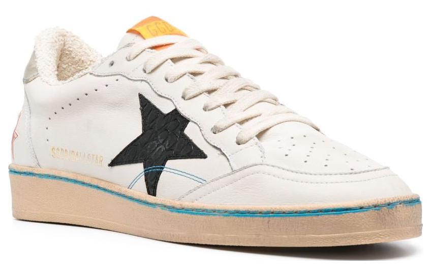 Golden Goose Low Top Skateboard Shoes Men's White Black Vintage Version купить в интернет-магазине Yoocart с быстрой доставкой по России.