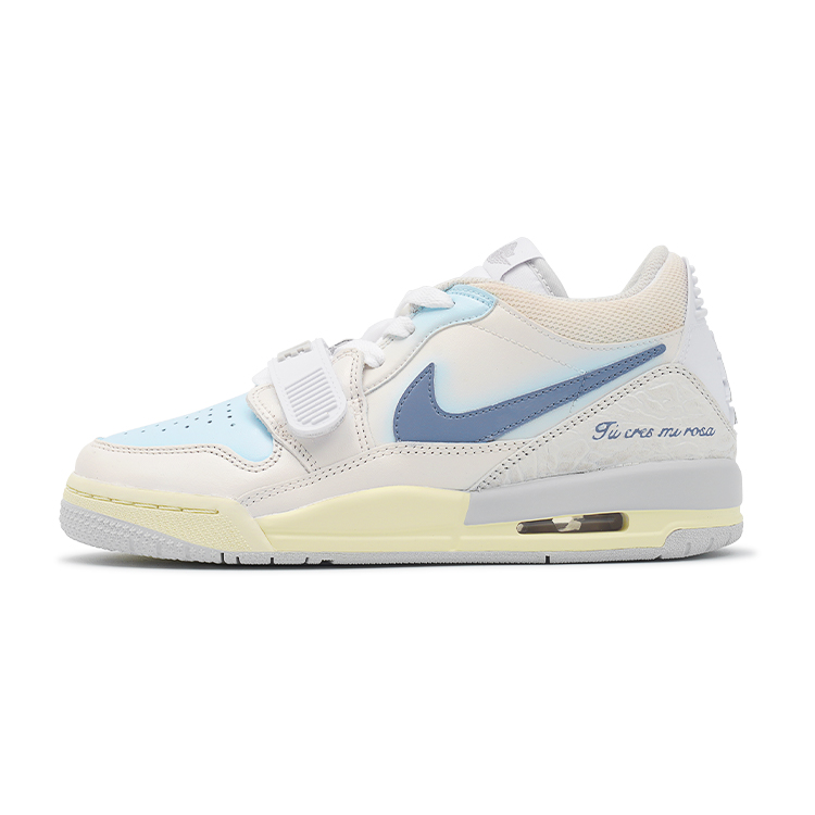 Jordan Legacy 312 Cushioned Slip Resistant Low Top Vintage Basketball Shoes GS Light Blue