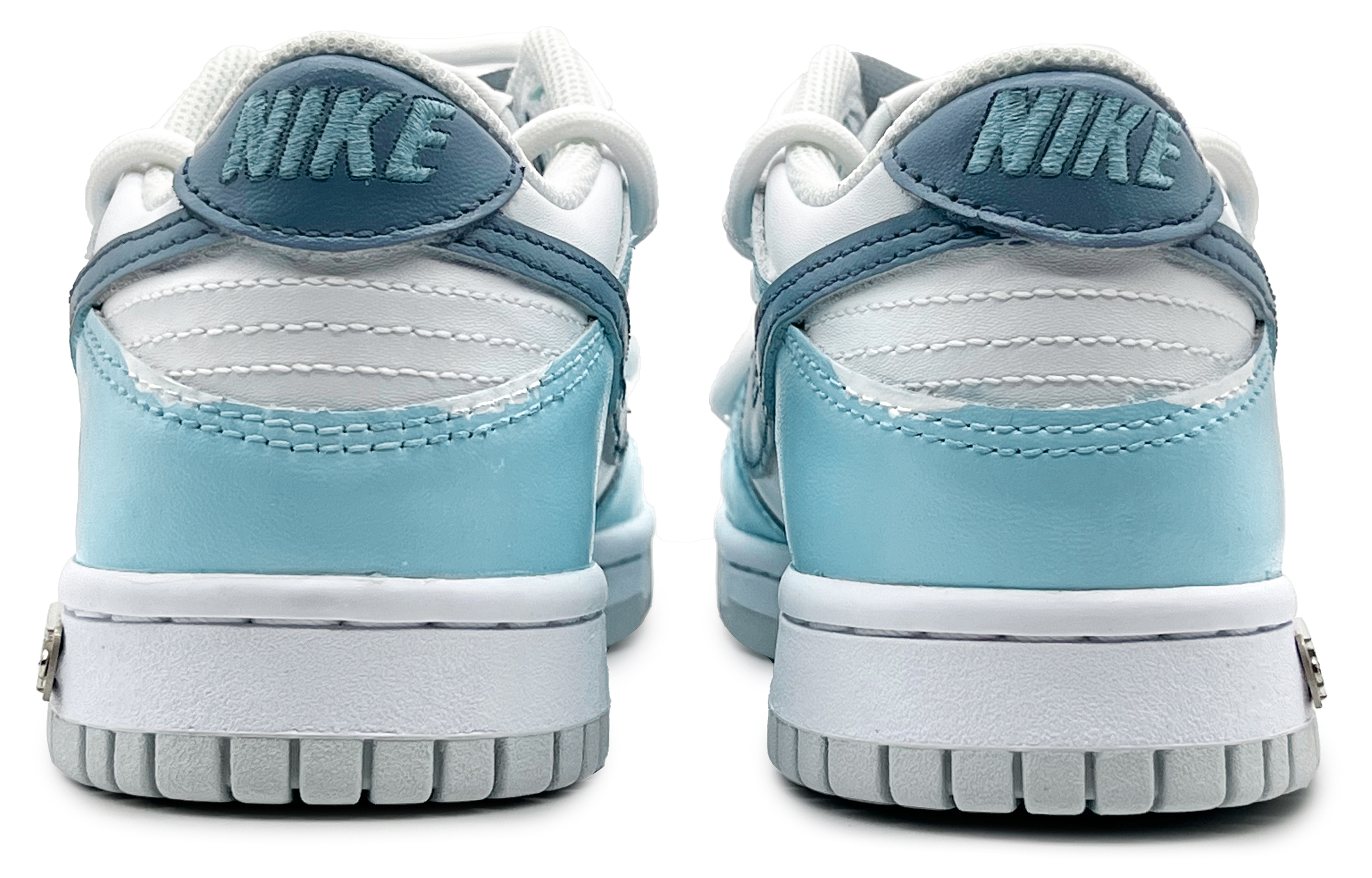 Nike Dunk 'Pure Platinum' Anti-Slip Wear-Resistant Low-Top Skateboard Shoes Men's Blue Green