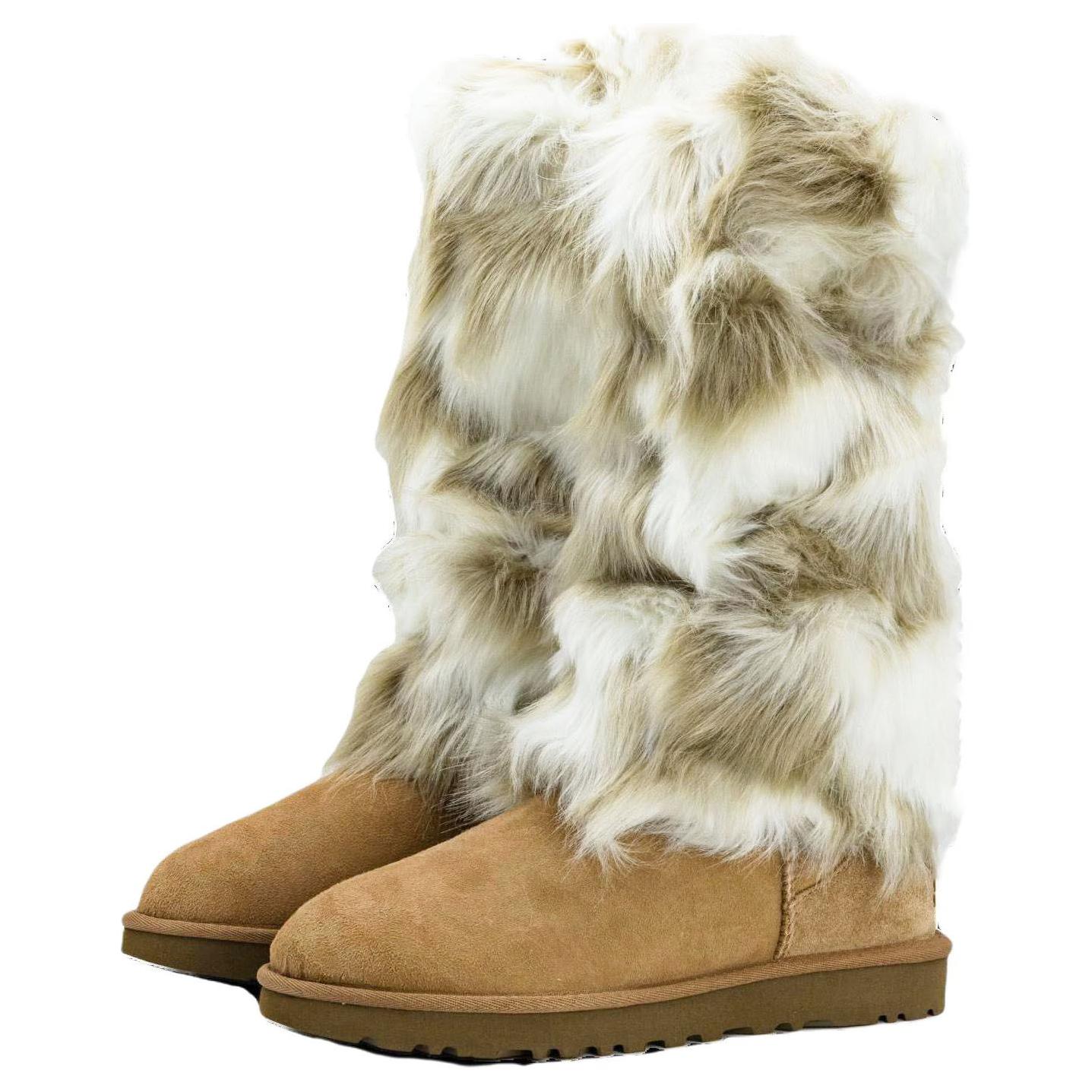 UGG CLASSIC MINI Warm Coverage Anti-Slip And Wear-Resistant Short Snow Boots Women's Chestnut Brown