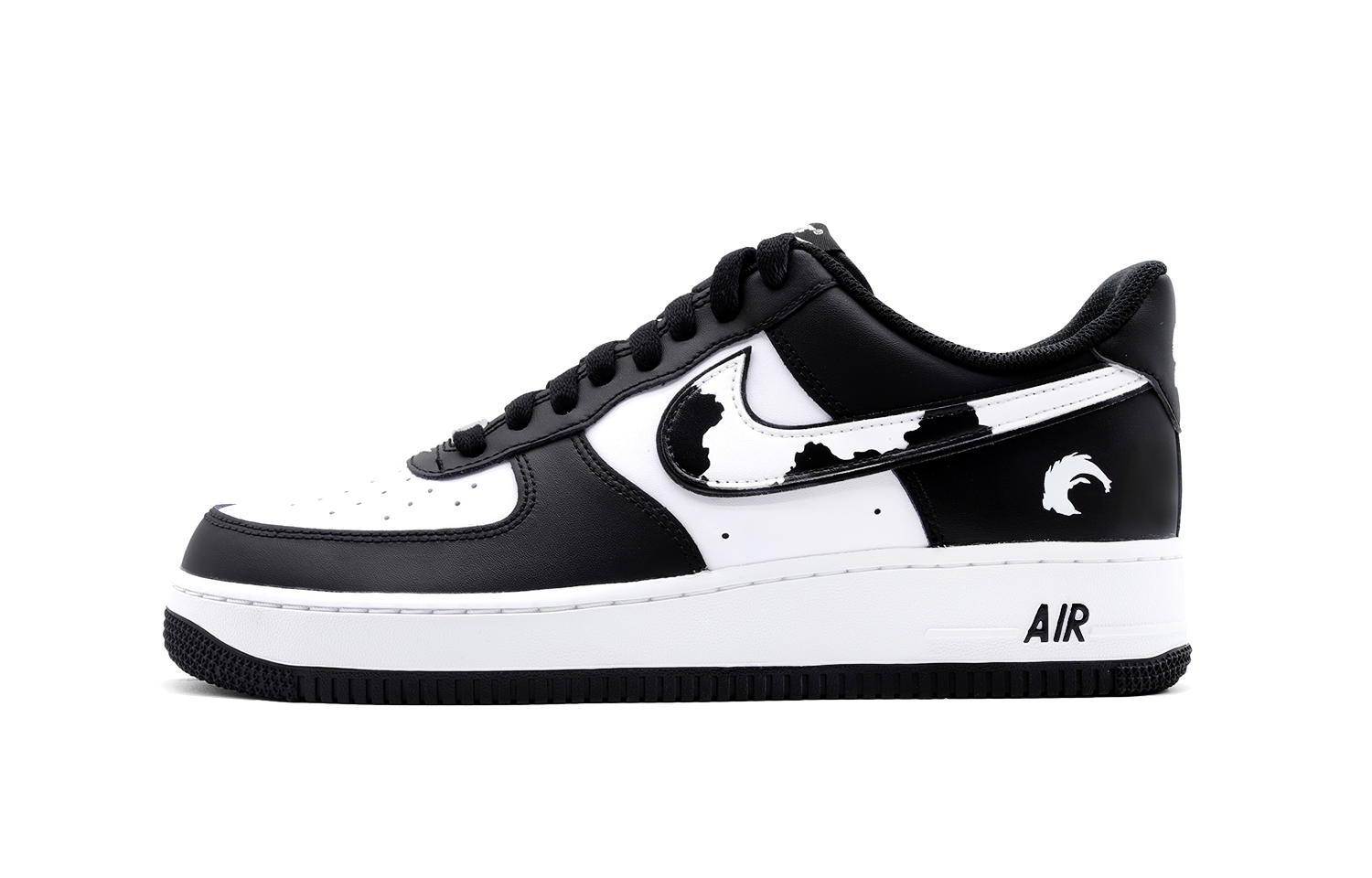 Nike Air Force 1 Low-Top Skateboard Shoes Unisex Black White