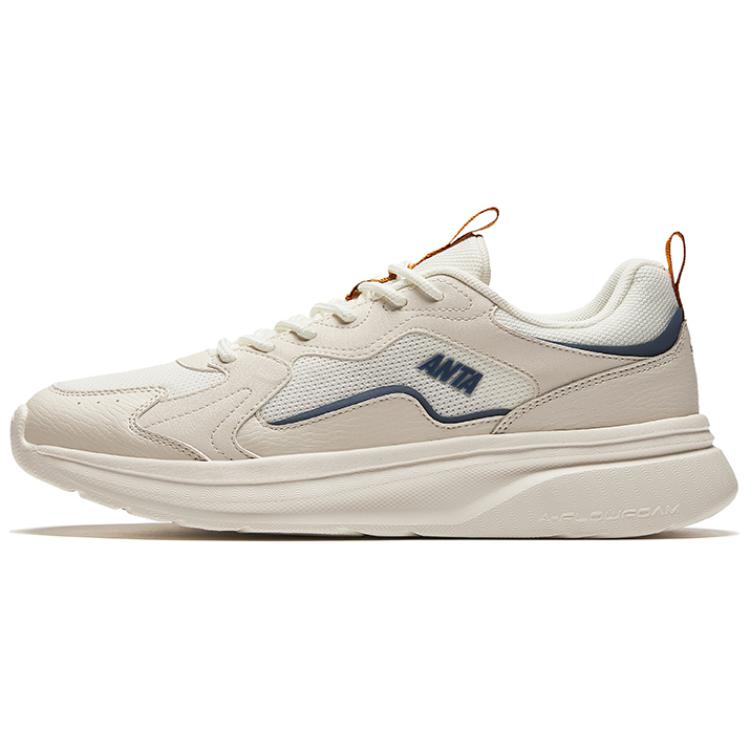 Anta Life Collection Shock Absorbers With Slip Resistant Features Low Top Casual Shoes Men's Beige