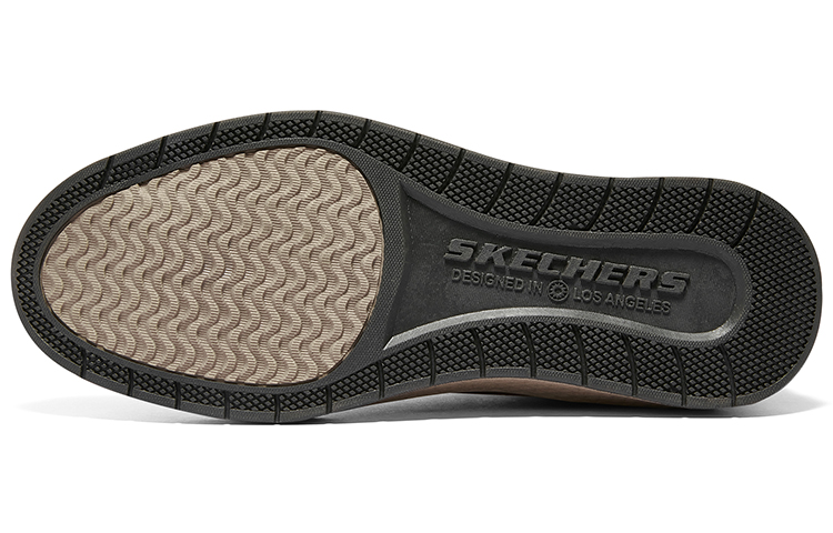 Skechers BURKETT Men's Casual Shoes Men's Dark Brown