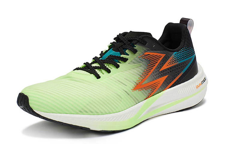 361° CQT Cushioning, Slip Resistant, Abrasion Resistant Support Low Top Training Running Shoes Men's Fluorescent Orange