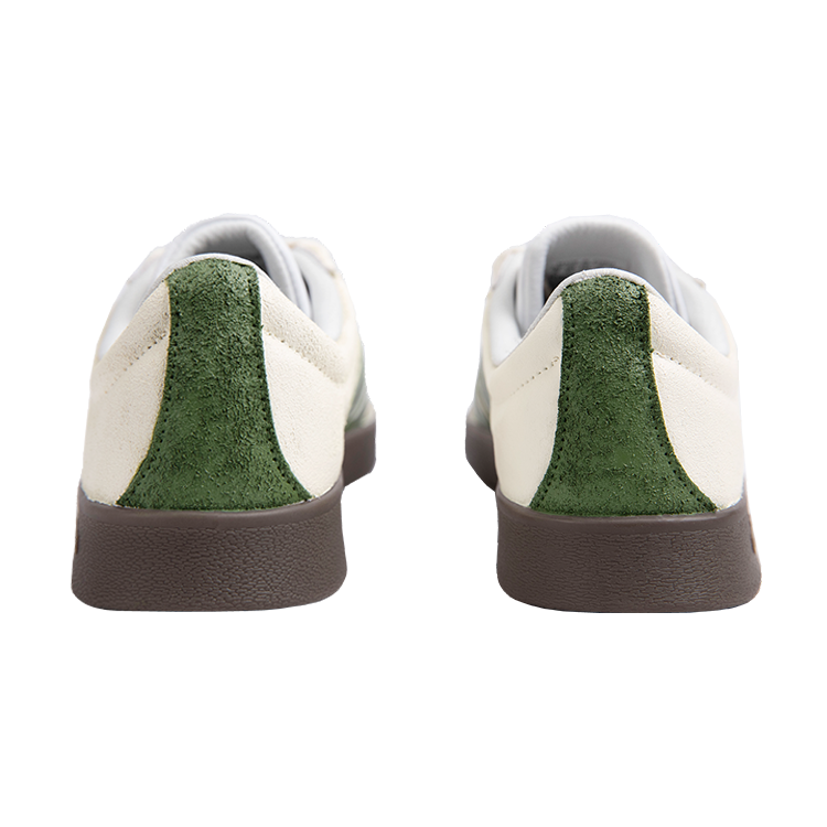 Adidas Neo Vl Court Classic Skateboard Shoes Unisex Low-Top White/Green/Beige