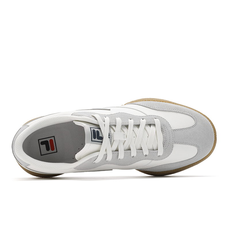 FILA Cushioning Low-Top Skateboard Shoes Men's White
