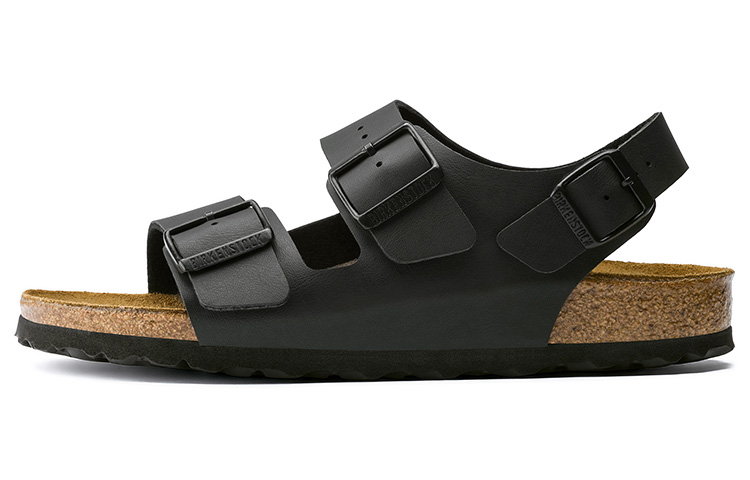 Birkenstock Milano Birko Flor 'Dark Brown'