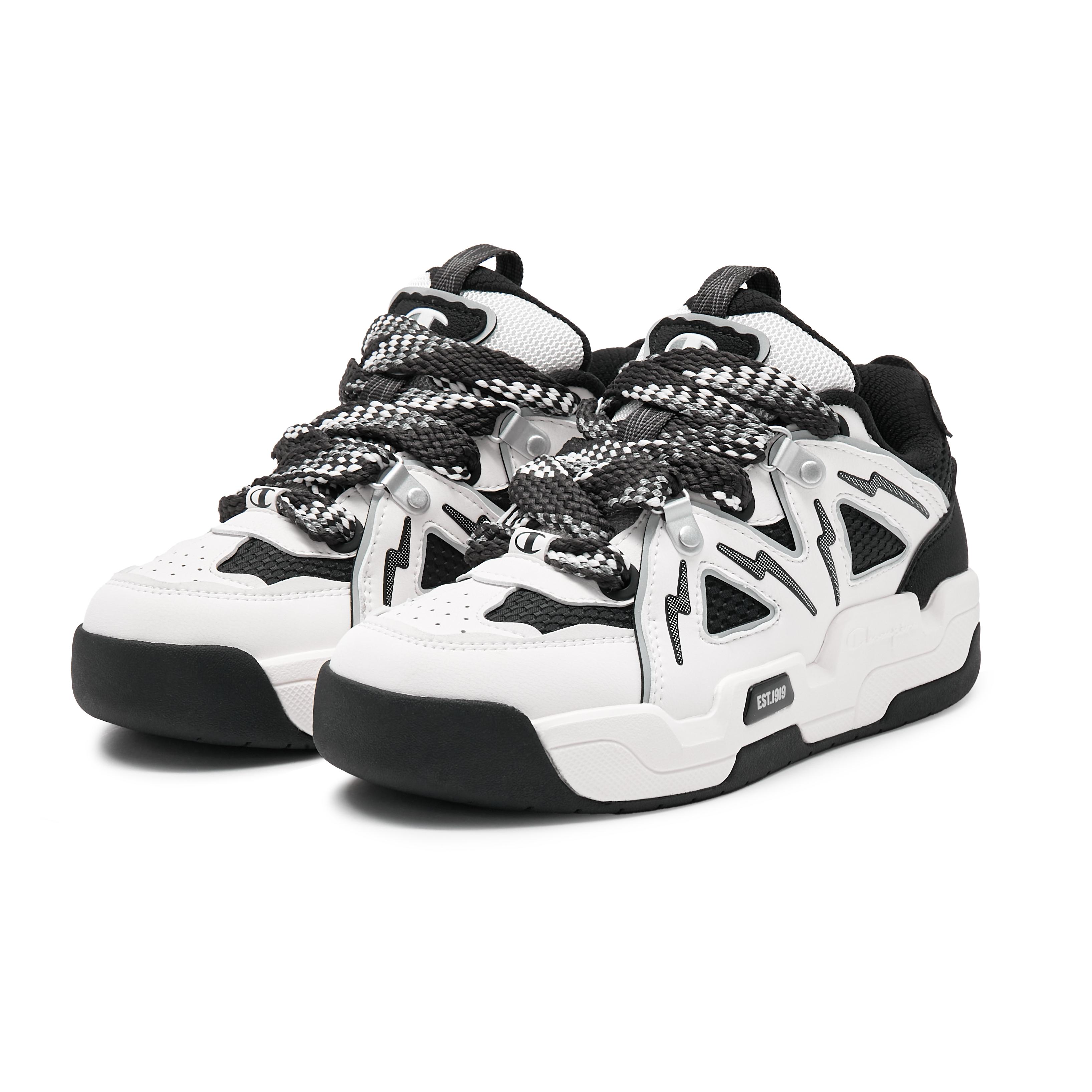 Champion Low Top Skateboard Shoes Women's Black White
