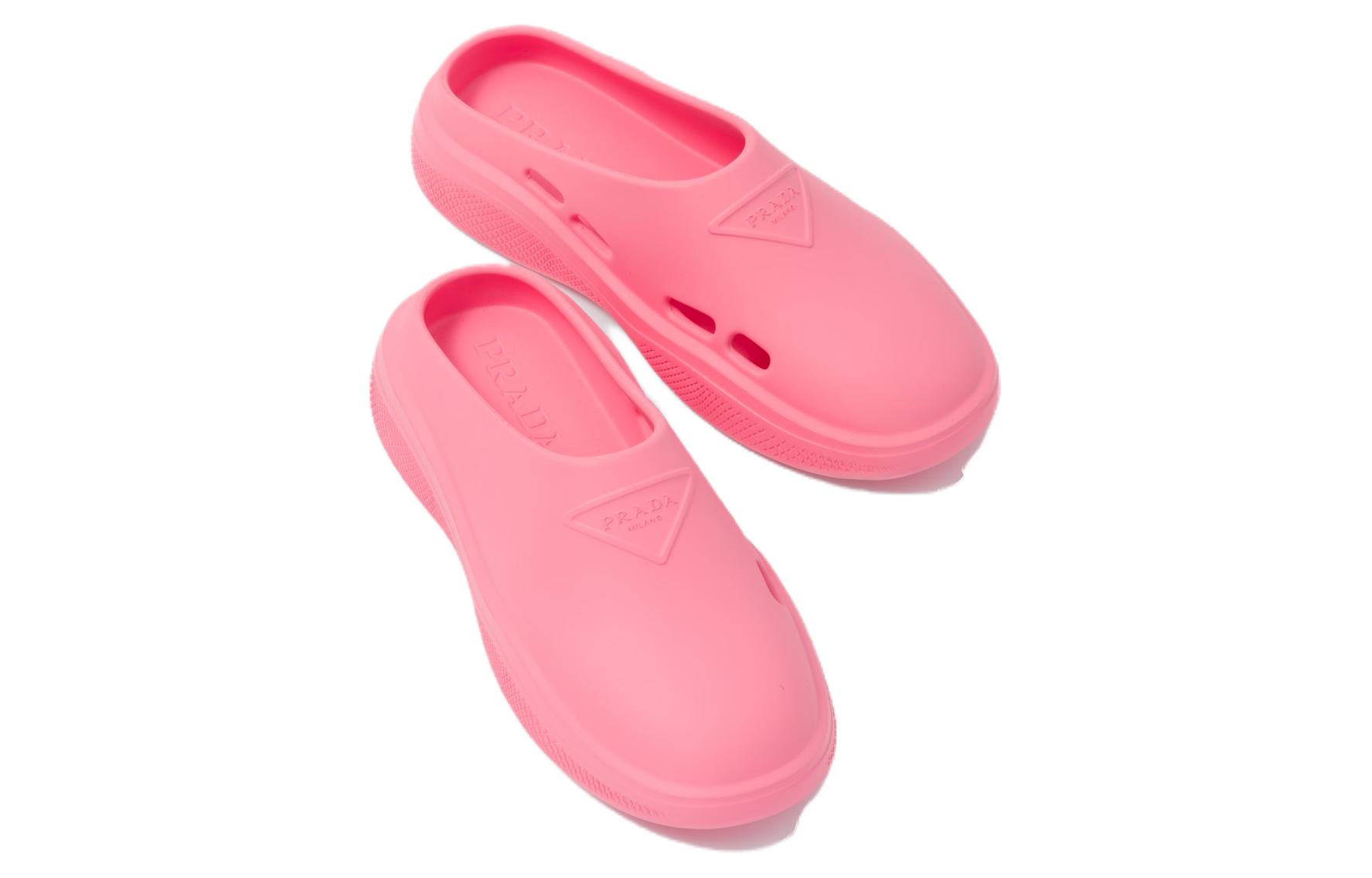 PRADA Rubber Slippers Pink Women's купить в интернет-магазине Yoocart с быстрой доставкой по России.
