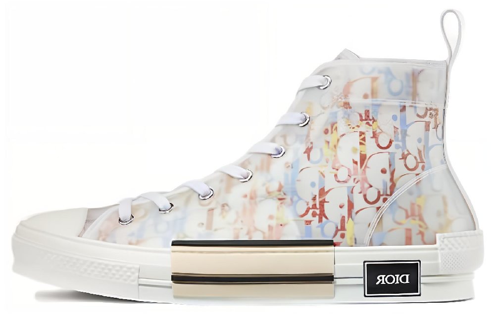 DIOR B23 High Top Multicolor Oblique