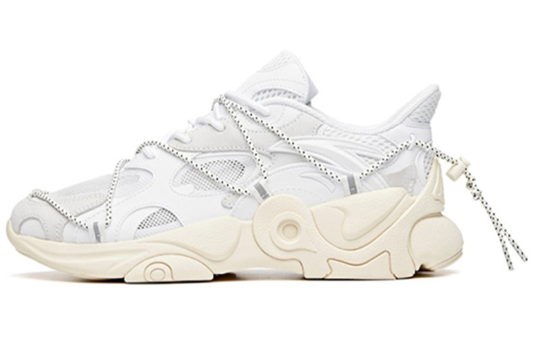 Anta Split Collection Low-Top Sports Casual Shoes Women's White Blood Cells