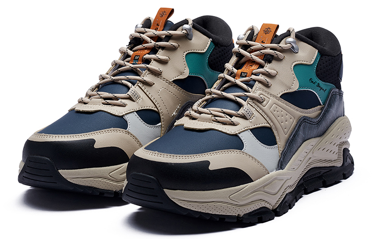 361° Waterproof Thermal Abrasion Resistant Slip Resistant Mid Top Winter Padded Outdoor Sports Shoes Men's Brown Blue купить в интернет-магазине Yoocart с быстрой доставкой по России.