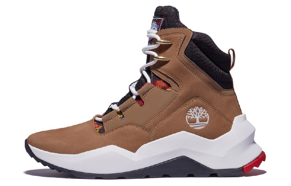 Timberland Madbury Side Zip Sneaker Boots 'Brown Nubuck'