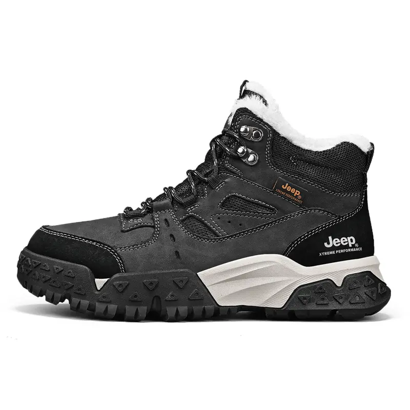 Jeep Snow Boots Men's Black/Khaki/Sand