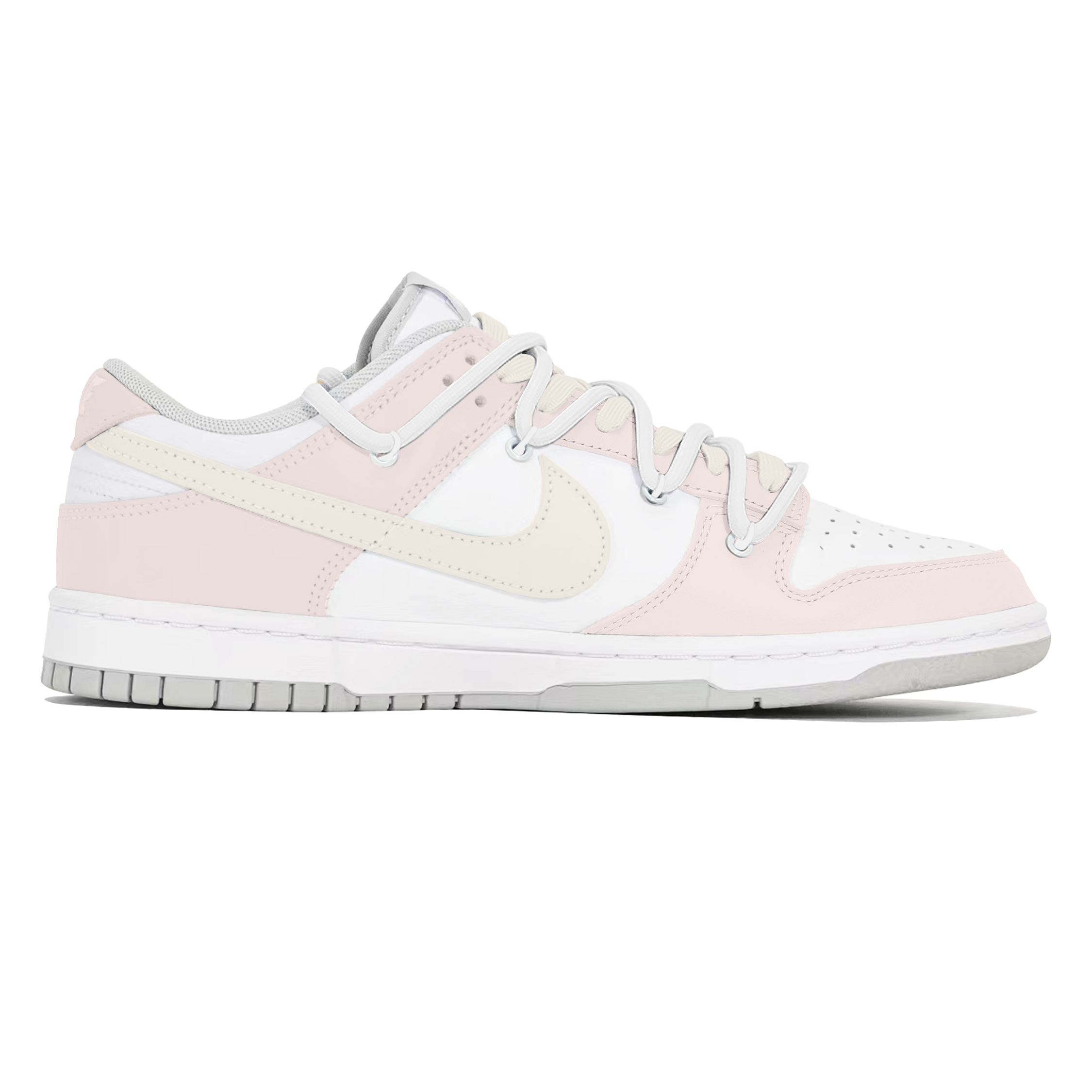 Nike Dunk Low Top Skateboard Shoes Women's White Pink купить в интернет-магазине Yoocart с быстрой доставкой по России.