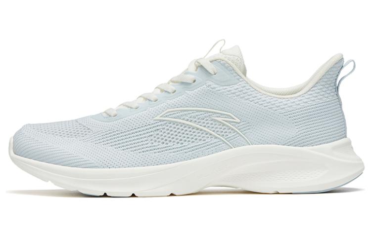 Anta Running Collection Slip Resistant, Abrasion Resistant, Breathable Low Top Running Shoes Men's White Blue