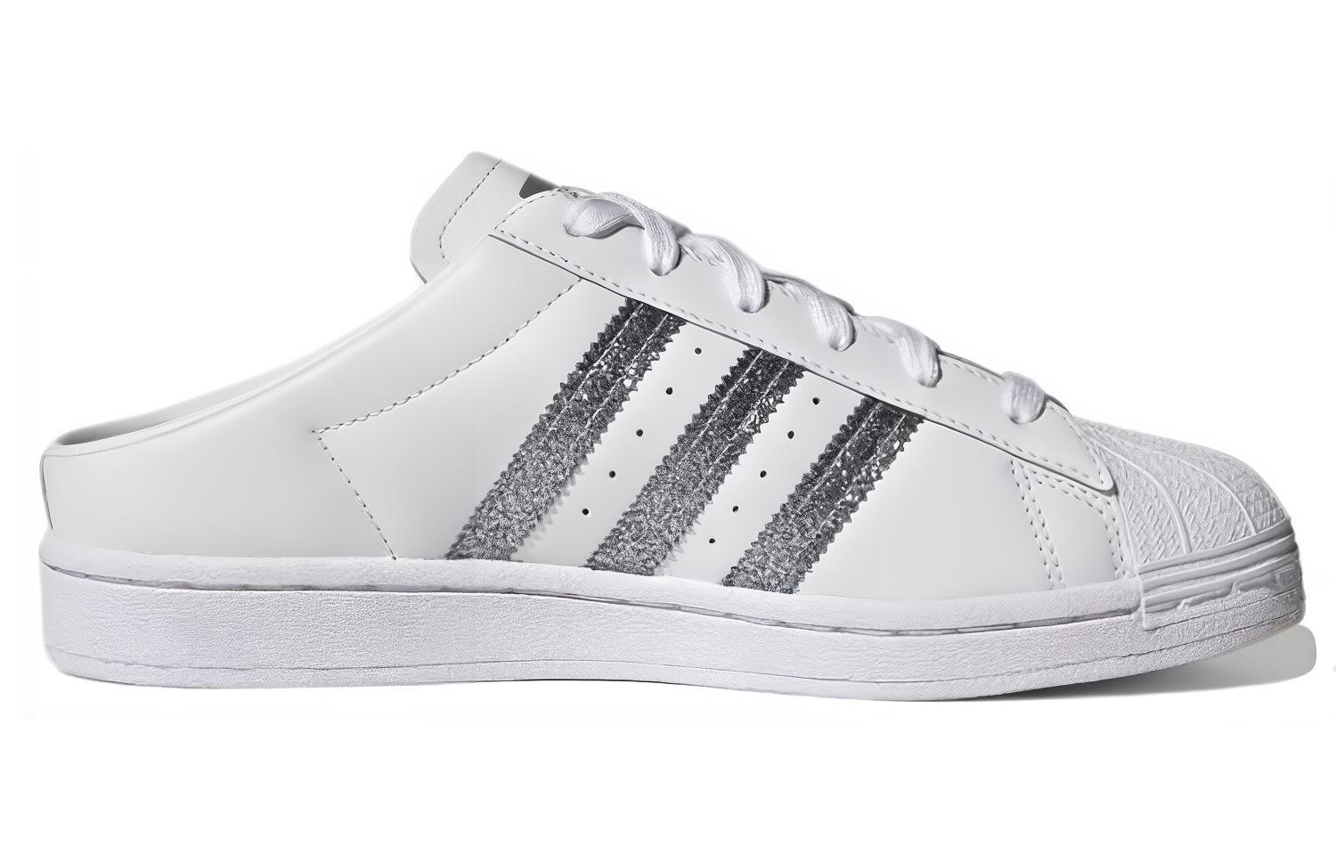 Superstar Women's Adidas Originals Mule 'White Silver Metallic' Women's