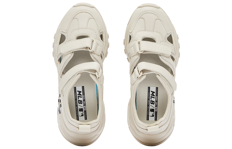 MLB Sandal Chunky Mask Breathable River Trekking Shoes Unisex Beige