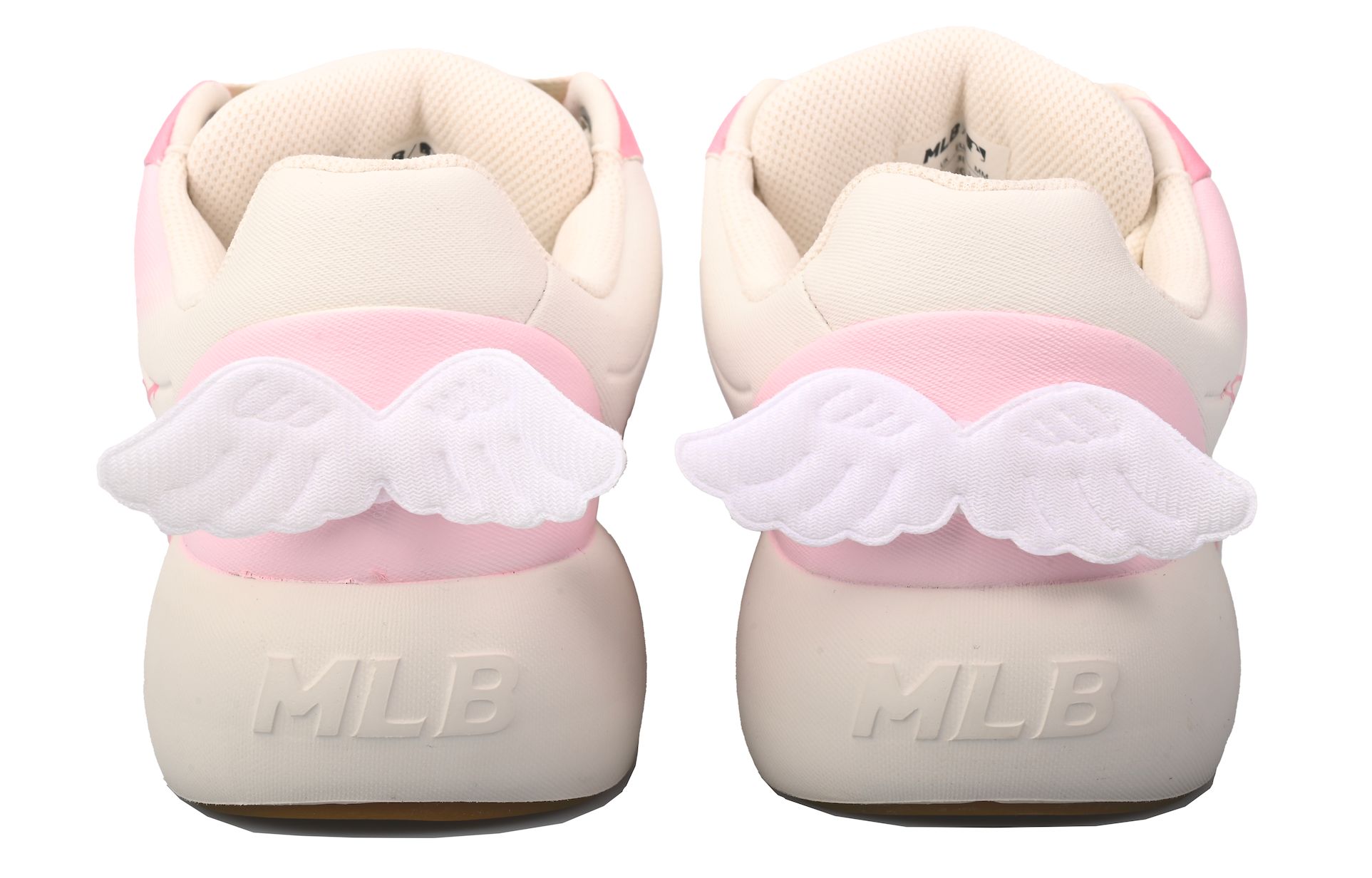 MLB Chunky Classic Low Top Casual Shoes Unisex Pink White