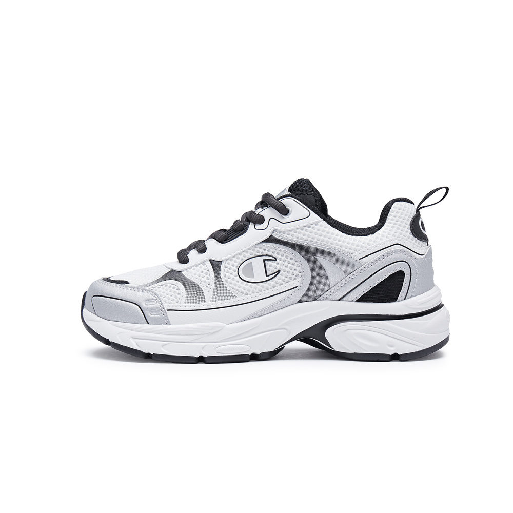 Champion Abrasion Resistant Slip Resistant Running Shoes Unisex Silver