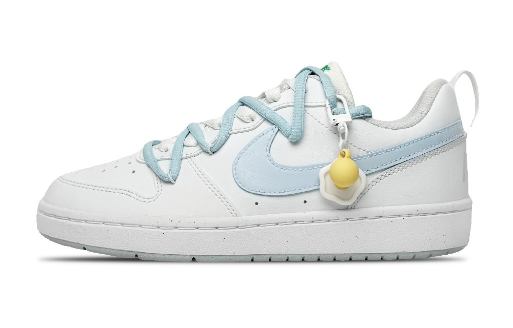 Nike Court Borough Low Top Skateboard Shoes GS Blue