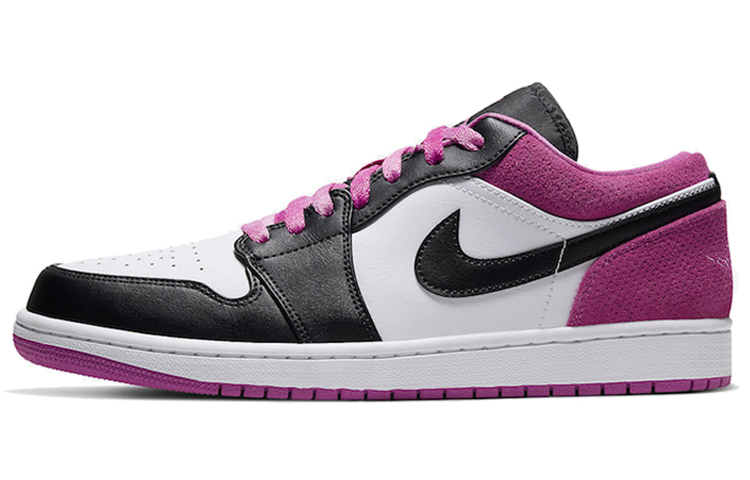 JORDAN 1 Low Black Active Fuchsia