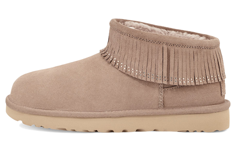 UGG Ultra Mini Fringe Bling 'Beige' Women's