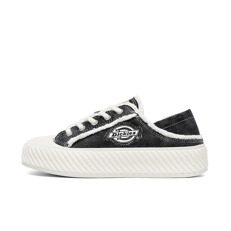 Dickies 100th Anniversary Abrasion Resistant, Breathable, Lightweight Low Top Canvas Shoes Unisex Mist Black