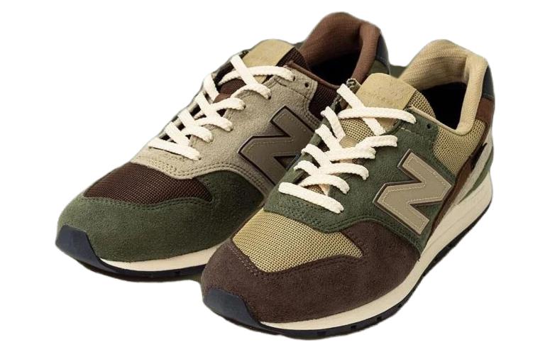 New Balance Беговые кроссовки Низкие Зелено-коричневые Мужские