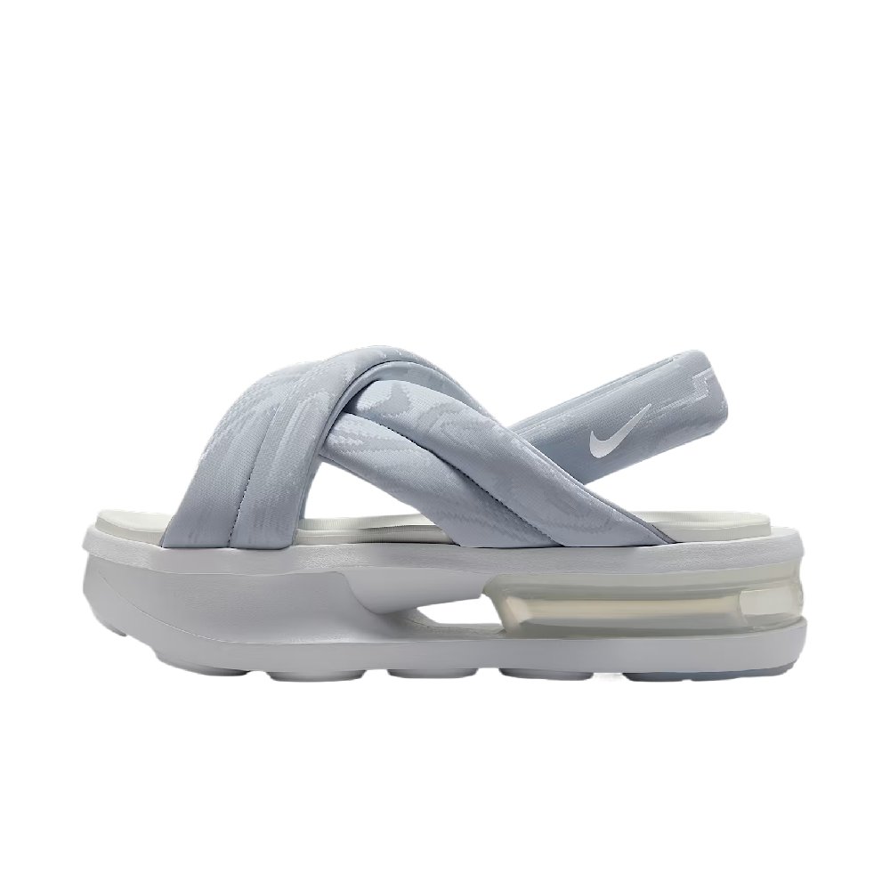 Nike AIR MAX ISLA Beach Sandals Women's Silver Gray