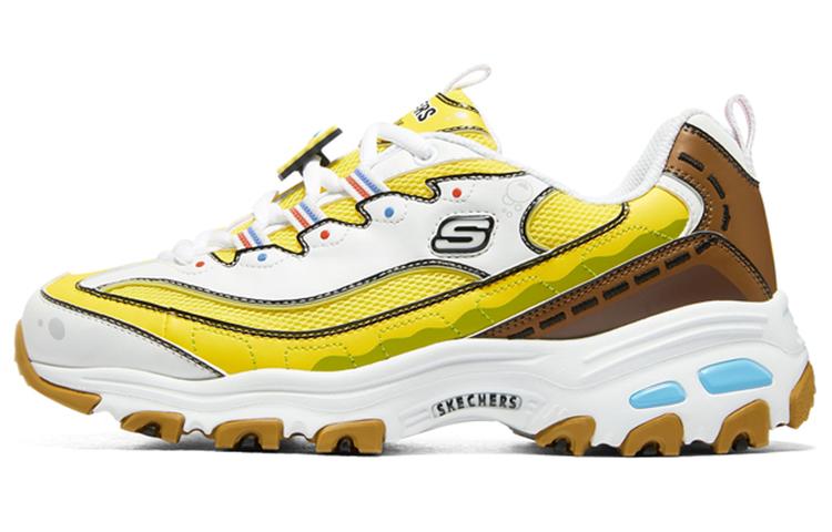 Skechers Spongebob X D'Lites 'Yellow Brown' Women's
