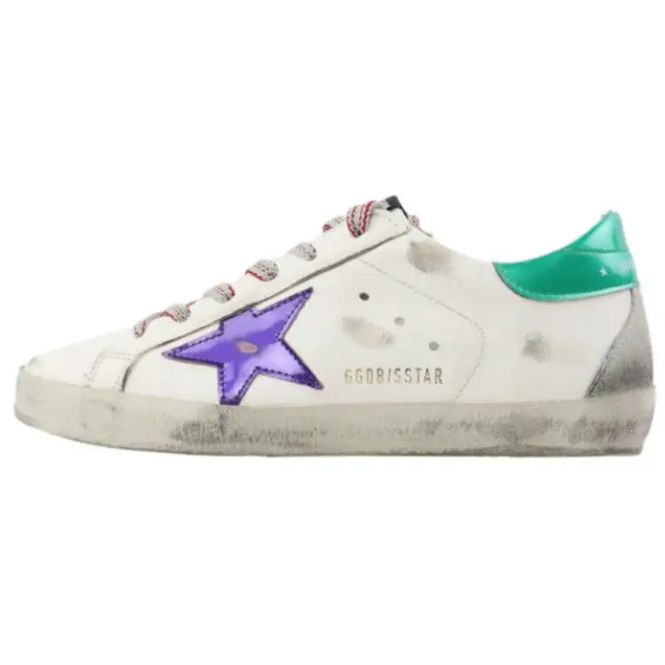Golden Goose Super Star Low top Skateboard Shoes Women's White купить в интернет-магазине Yoocart с быстрой доставкой по России.