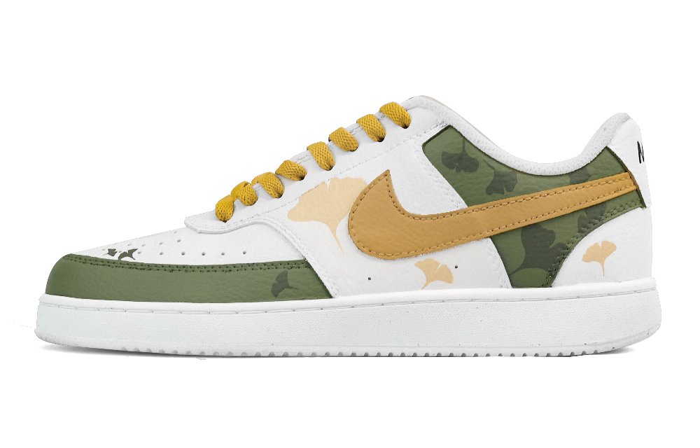 Nike Court Vision 1 Ginkgo Time Abrasion Resistant Low Top Skateboard Shoes Men's Green