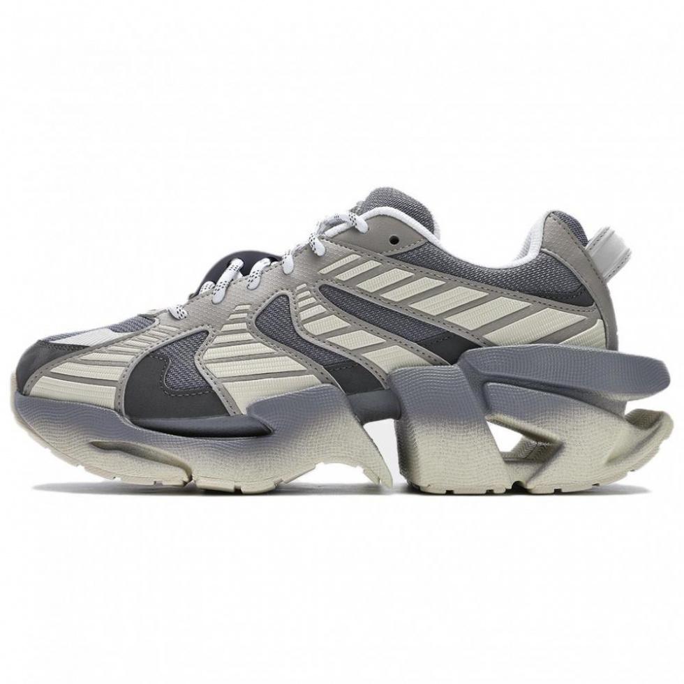 FILA Space Anti-Slip Wear-Resistant Low-Top Chunky Sneakers Men Gray