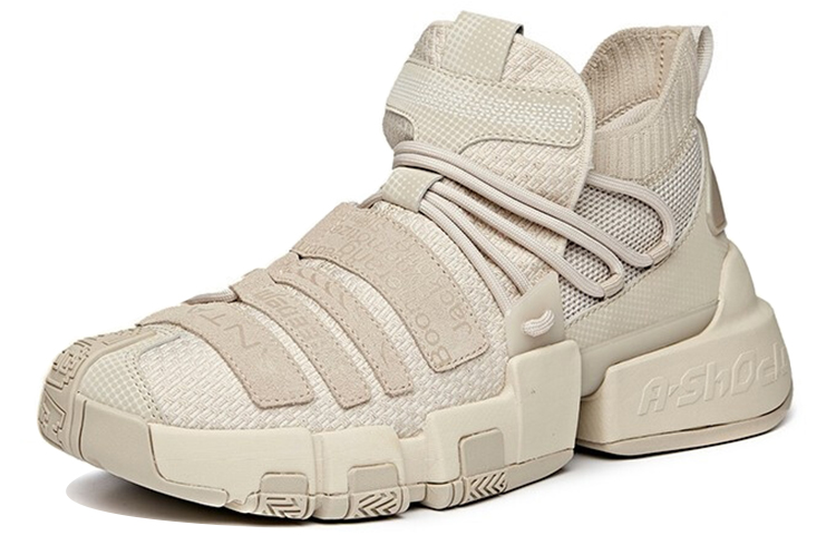 Anta Player 3rd Generation Low-Top Performance Basketball Shoes Men's Linen Gray