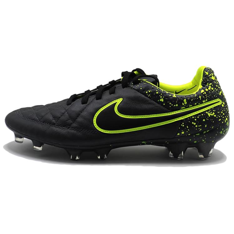 Nike Tiempo Legend 5 Soccer Shoes Men Low Top Electric Glow Flint Stones Ink Splatter