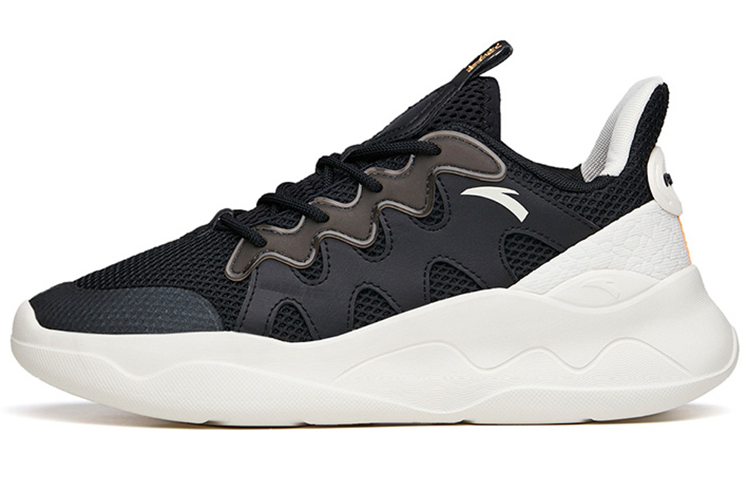 Anta Life Collection Low-Top Casual Shoes Men's Black White