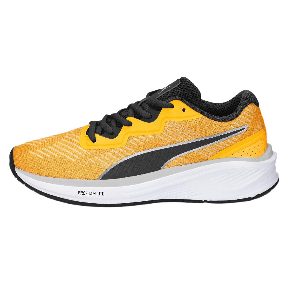 PUMA Aviator Profoam Sky Cushioned Wear-Resistant Breathable Low-Top Casual Running Shoes Unisex Yellow Black