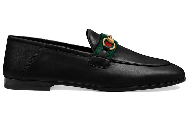 GUCCI Slip On Loafer With Web Black Leather GUCCI Slip On Loafer With Web Black Leather купить в интернет-магазине Yoocart с быстрой доставкой по России.