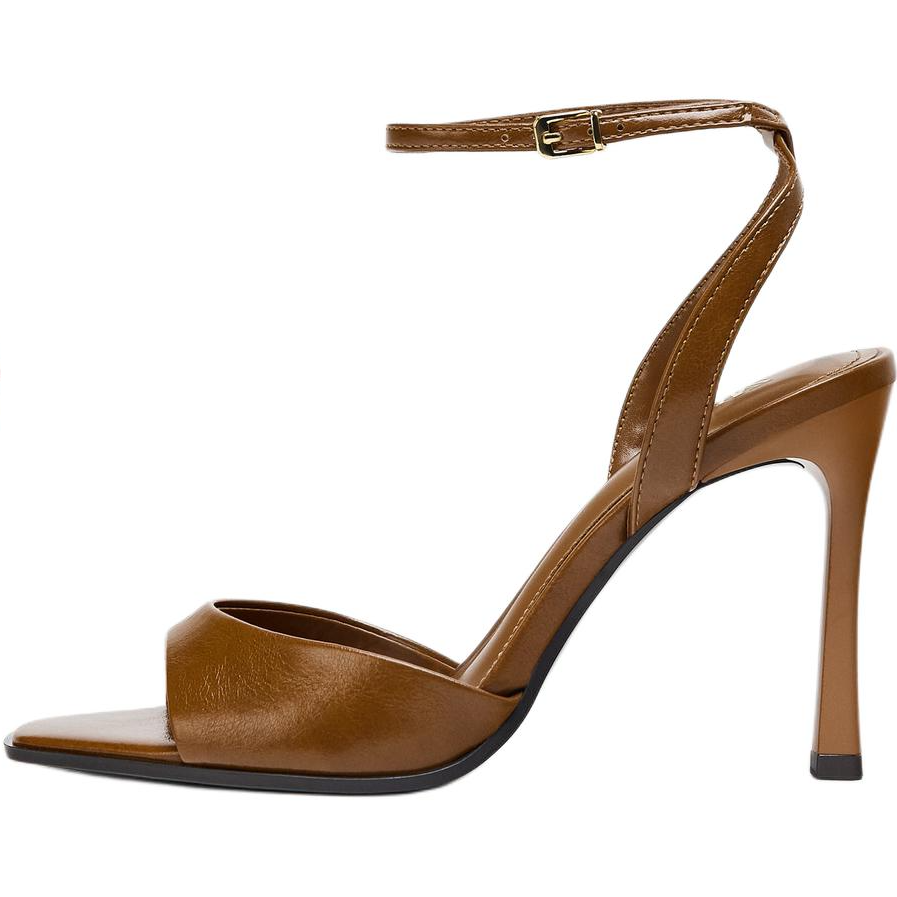 ZARA One Strap Sandals Women's Brown