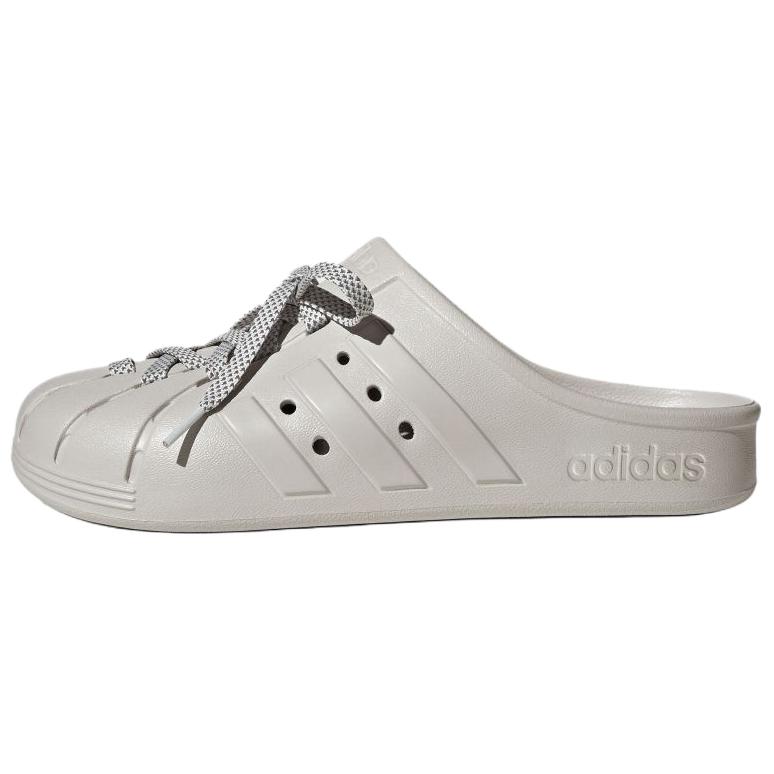 Adidas FOS Collection Composite Sole Slip Resistant Wrap toe Slippers Unisex Gray