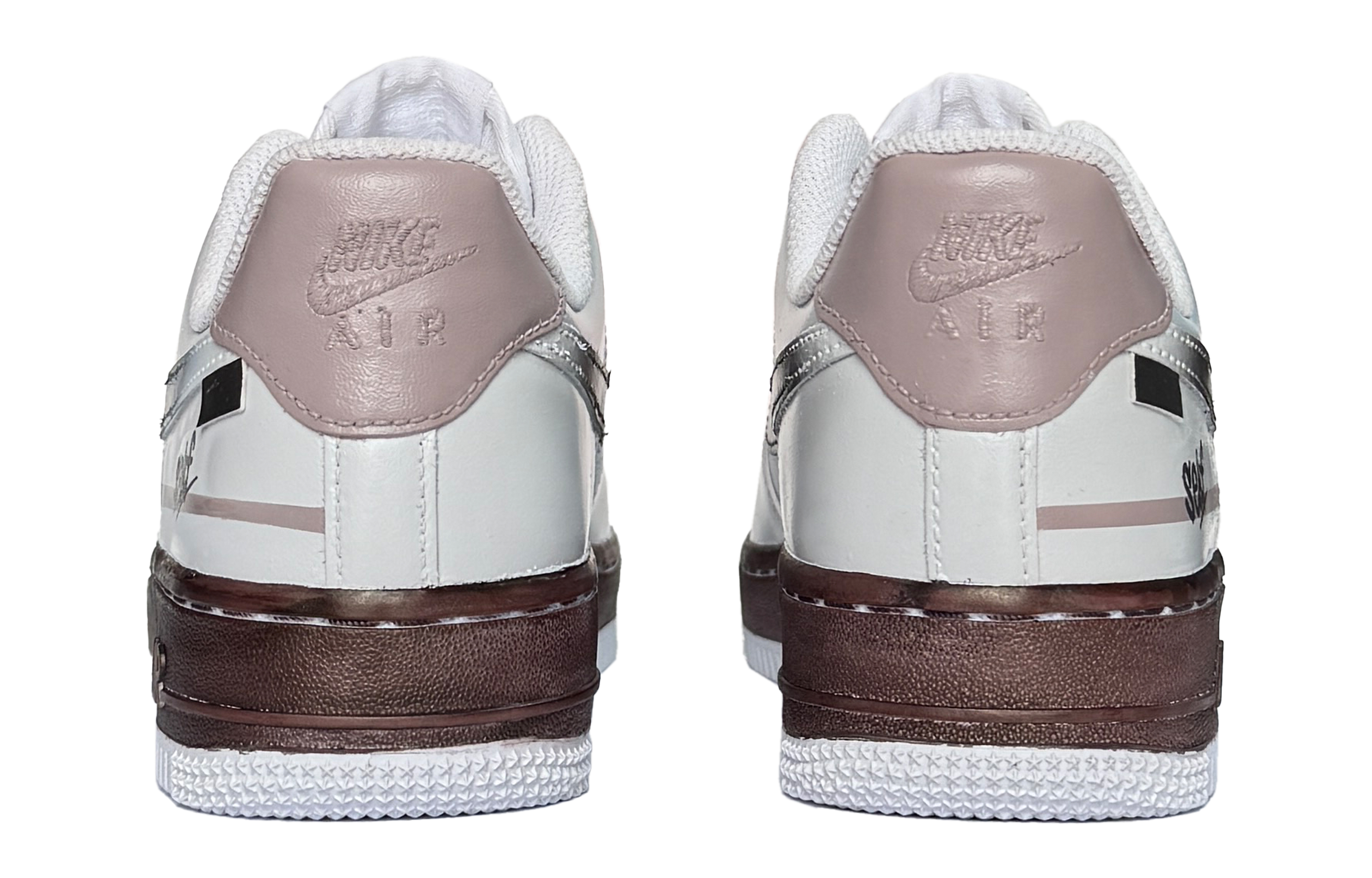 Nike Air Force 1 Lunar Mail, Low Saturation Warrior Shock Absorbers Low Top Skateboard Shoes Women's Light Gray купить в интернет-магазине Yoocart с быстрой доставкой по России.