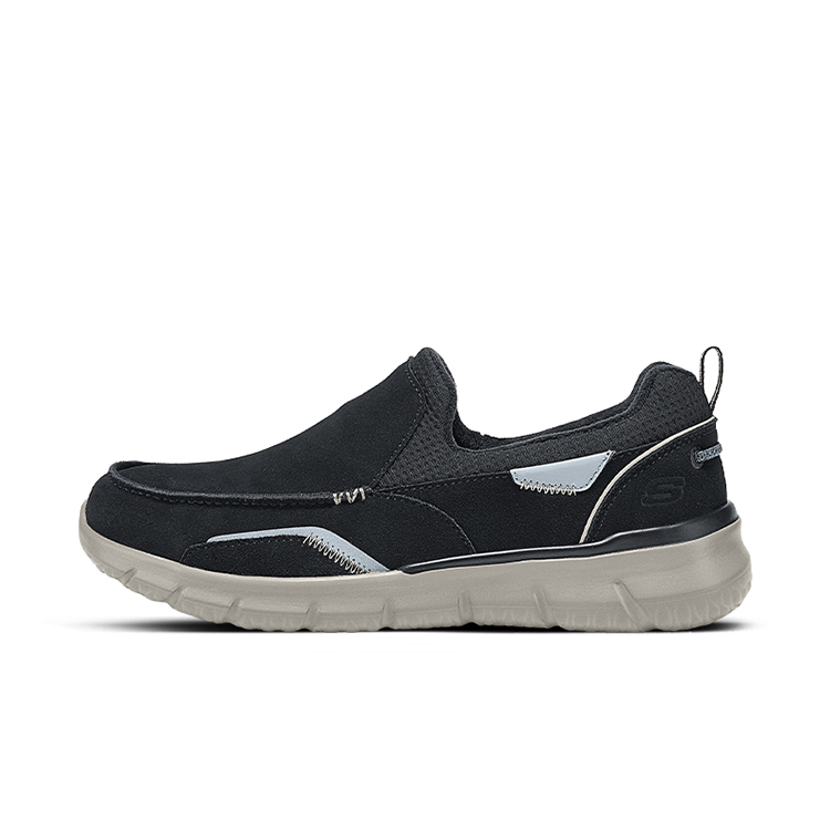 Skechers Slip-Resistant Low-Top Casual Shoes Men's Black