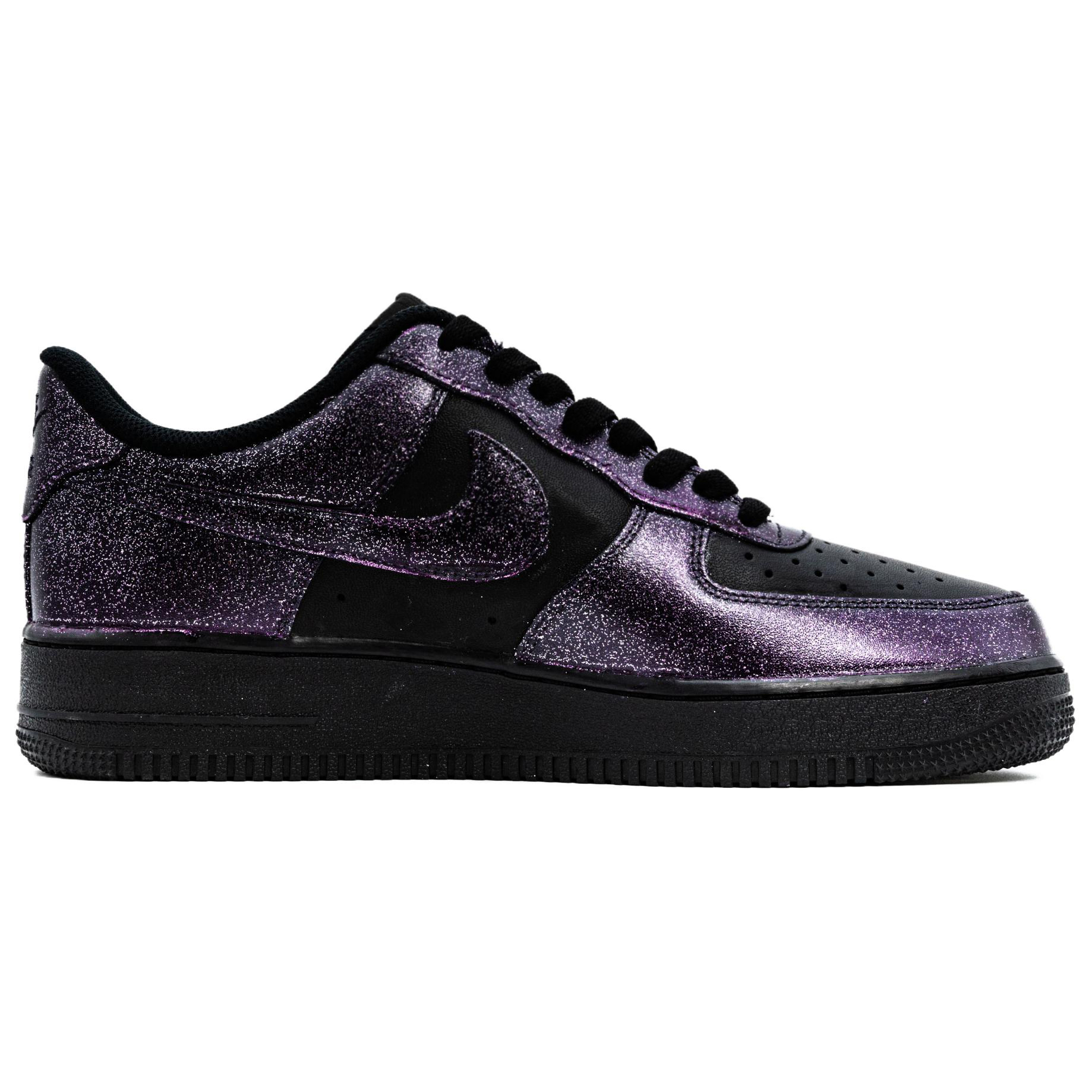 Nike Air Force 1 Purple Night Starry Sky, Box Included Anti Slip Wear Resistant Low Top Skateboard Shoes Unisex Purple купить в интернет-магазине Yoocart с быстрой доставкой по России.