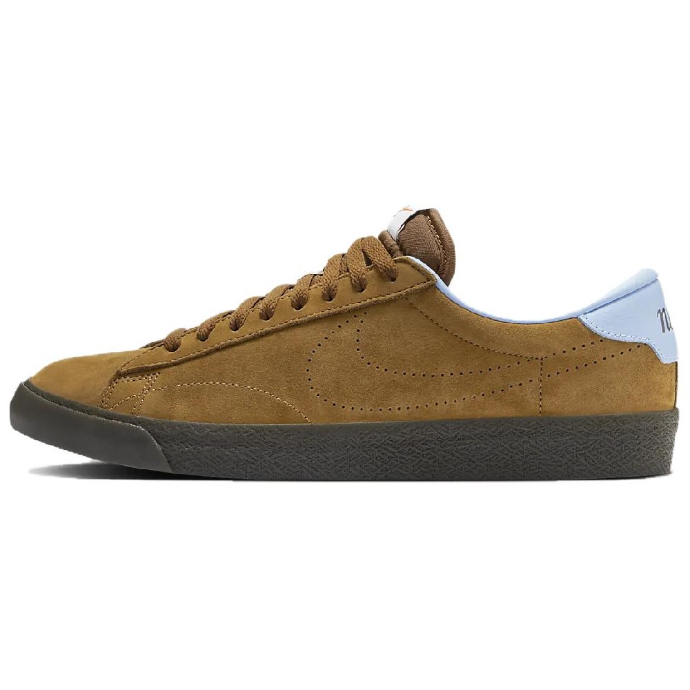 Nike Tennis Classic Low Top Skateboard Shoes Unisex Brown