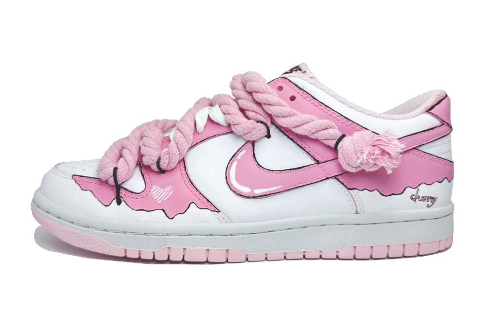 Nike Dunk Skateboard Shoes Unisex Low-Top Pink