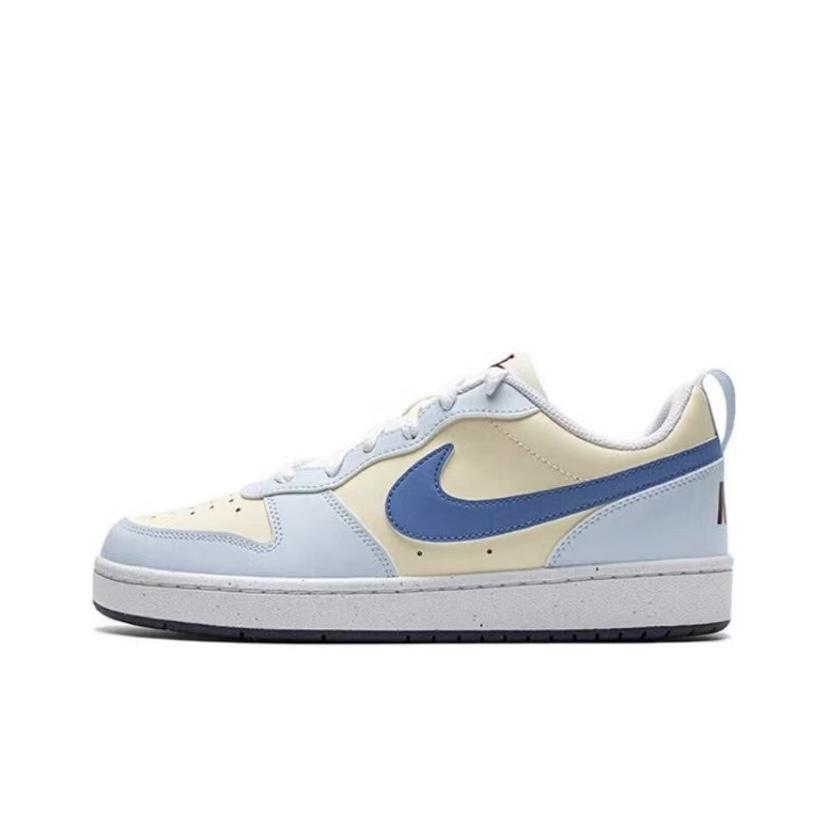 Nike Court Borough Dawn Glow Manufacturing Lightweight And Breathable Low Top Skateboard Shoes GS Blue Pink купить в интернет-магазине Yoocart с быстрой доставкой по России.