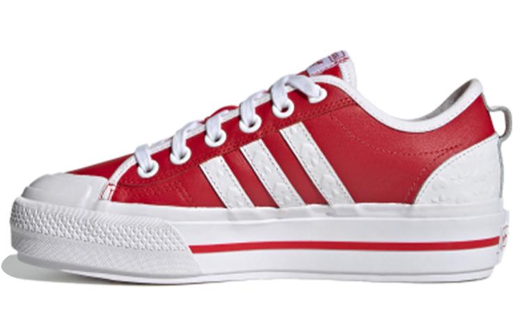 Adidas Nizza Rf Platform Heart Embossed Scarlet Women's