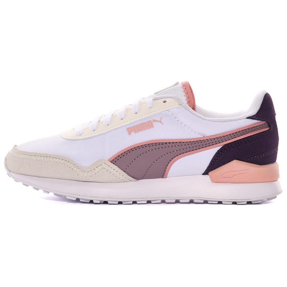 PUMA Dista Wear-resistant And Lightweight Low-Top Casual Shoes Women's White Pink