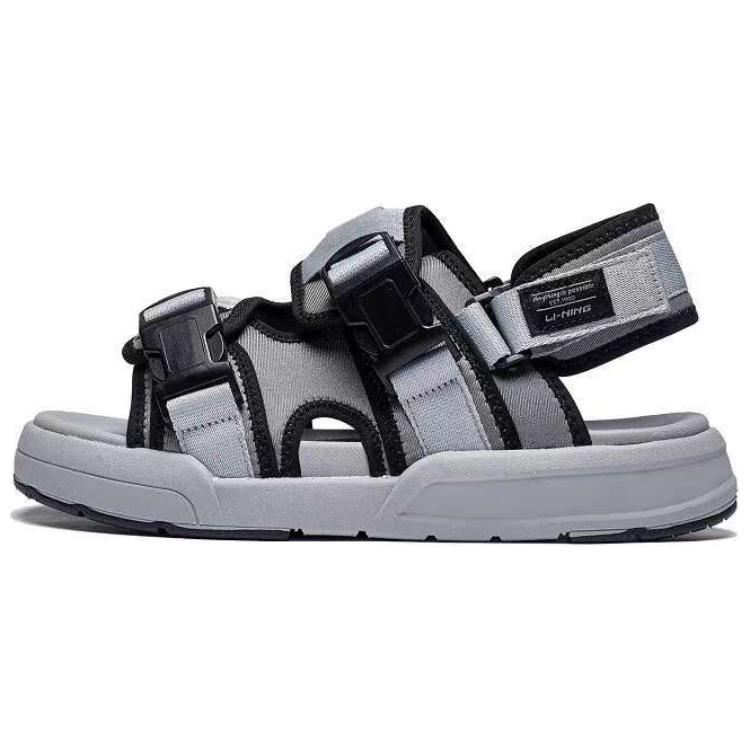 LiNing Beach Sandals Men's Gray